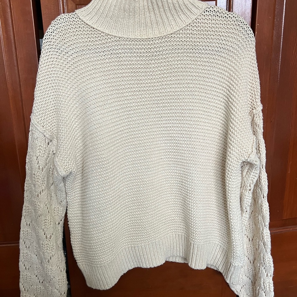 Cozy Cream Turtleneck Sweater